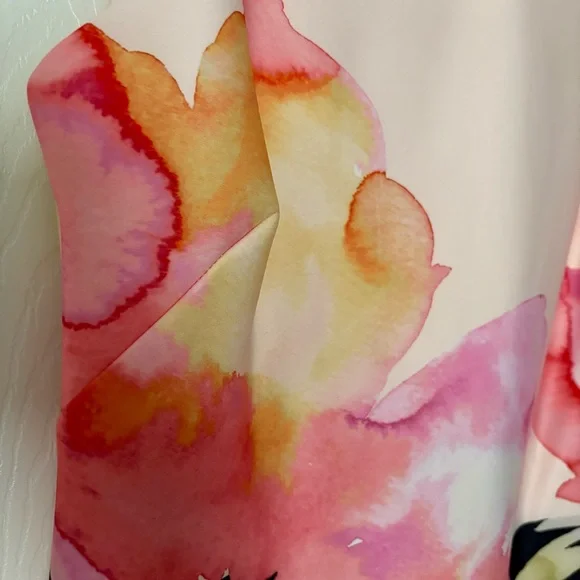 Calvin Klein Floral Watercolor Sheath Dress 6 NWT - Picture 10 of 10
